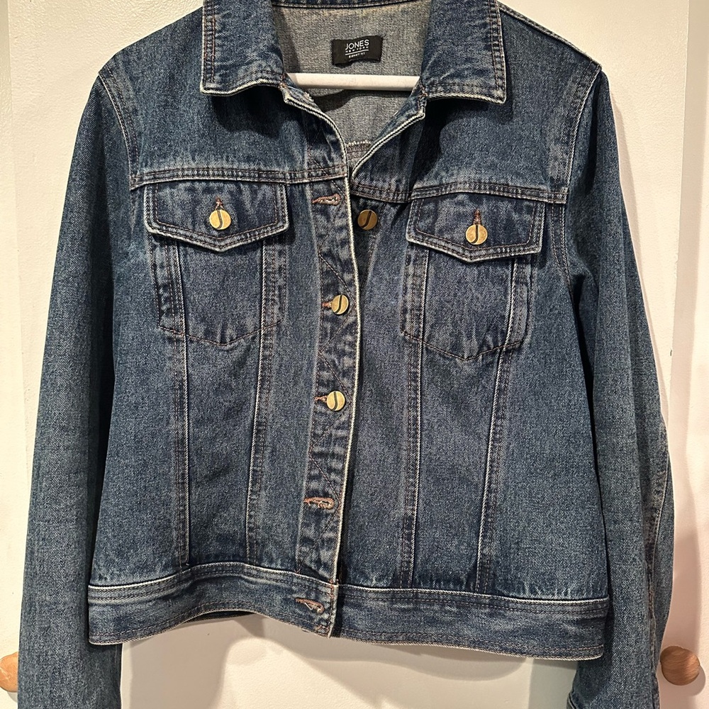 Jones New York Dark Blue Denim Jacket
